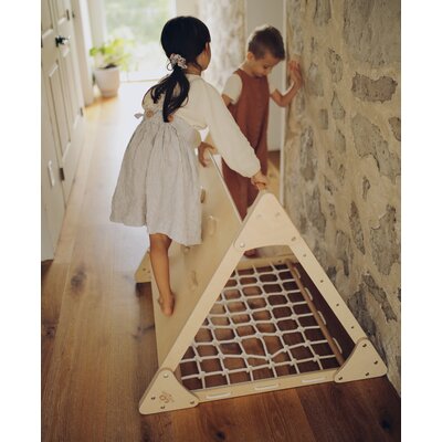 Pikler Triangle d'escalade Montessori en bois pour bebe et enfant