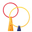Obstacle course set with cones, hurdles and hoops - 12 pcs