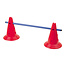 Obstacle course set with cones, hurdles and hoops - 12 pcs