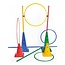 Obstacle course set with cones, hurdles and hoops - 12 pcs