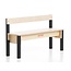 JunkTrunk Kids play table with storage and 2 benches