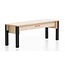 JunkTrunk Kids play table with storage and 2 benches