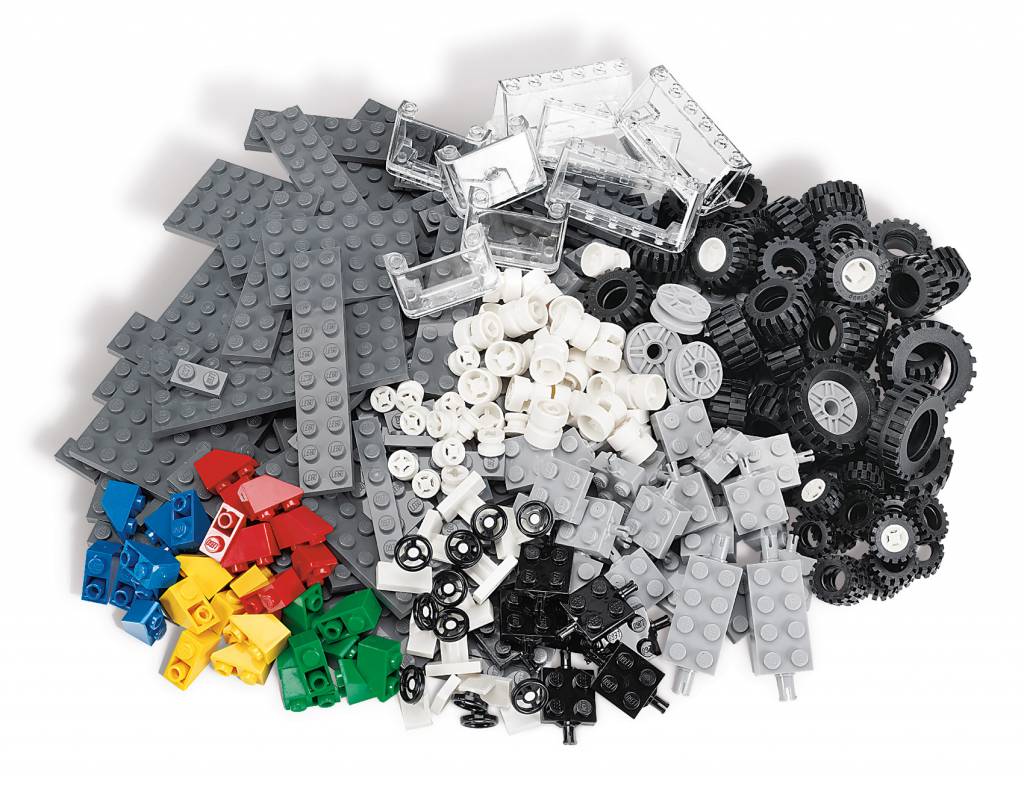 LEGO 9387 wheels and tyres set Education - 286 pieces - KinderSpell ®