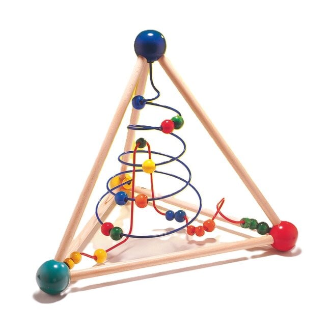 Large bead and wire toy with loopings