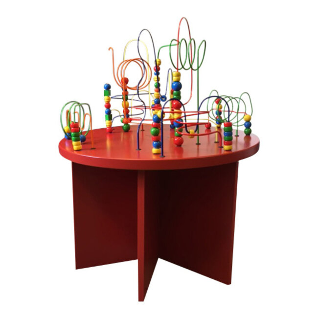 Bead Frame Table in red colour