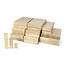 JOIN CLIPS jeu de planchettes en bois 500 pcs avec coffret en bois
