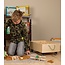 JOIN CLIPS Holzplättchen rechteckig - Holzbausteine natur unbehandelt für Kindergarten, Schule, zu Hause