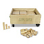 JOIN CLIPS jeu de planchettes en bois 500 pcs avec coffret en bois