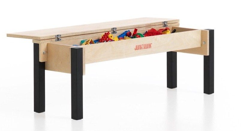 Seraph Licht labyrint Kinder opbergbank - mooie houten opbergbank voor kinderkamer - Kinderspel ®