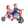 Winther  Duo driewieler tandem taxi