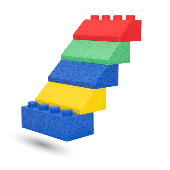 MODO Blocs de construction mousse xxl - 16 pcs