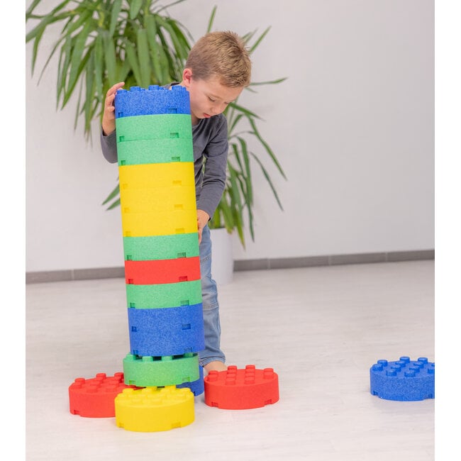 MODO foam building blocks round elements 8 pcs