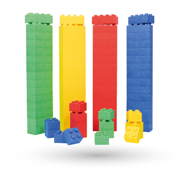 MODO blocs de construction mousse xxl lot avantageux - 100 pcs
