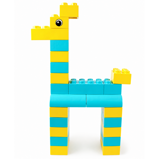 SoftBlocks Briques géantes 84 pièces pastel - lot avantageux