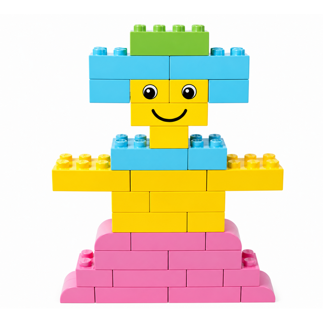 SoftBlocks Giant building blocks 84 pcs pastel - value pack