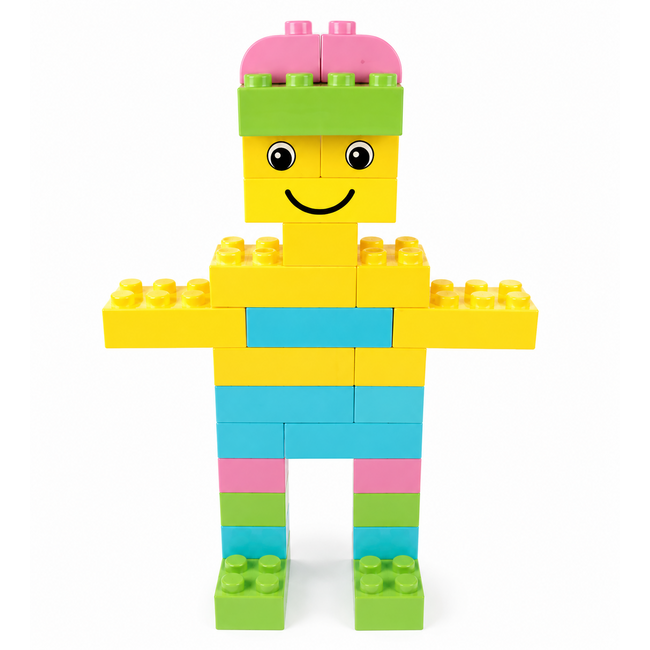 SoftBlocks Giant building blocks 84 pcs pastel - value pack
