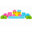 SoftBlocks Briques geantes 42 pièces pastel