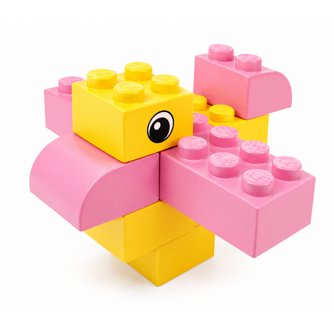 SoftBlocks Briques geantes 42 pièces pastel