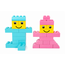 SoftBlocks Briques geantes 42 pièces pastel