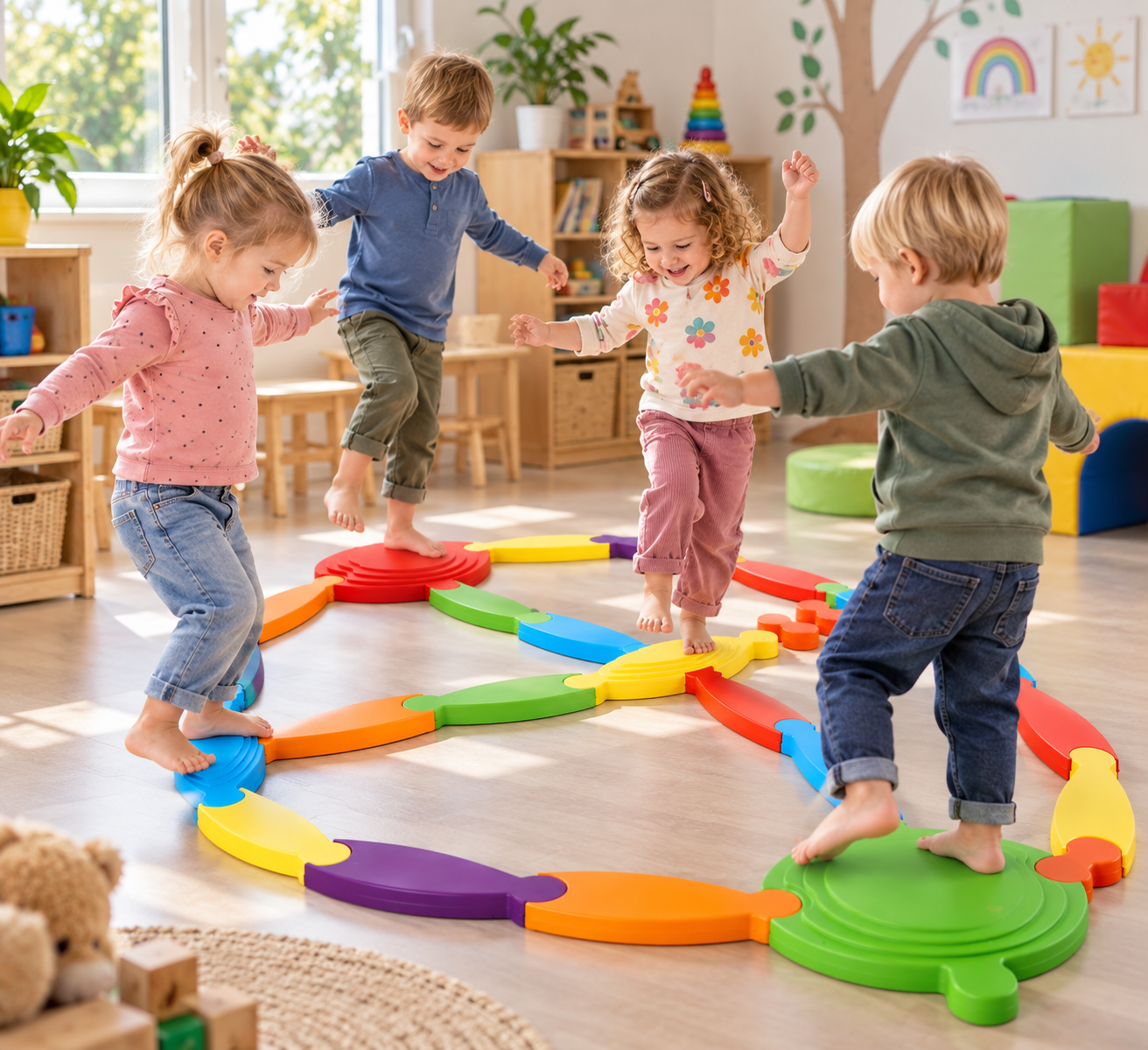 Bewegen met kleuters in de klas - Tips voor de beweeghoek