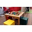 Tafel voor Duplo met 144 DUPLO blokken en grondbouwplaat