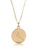 Adamarina Taurus  Constellation Necklace