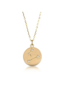 Adamarina Pisces Constellation Necklace