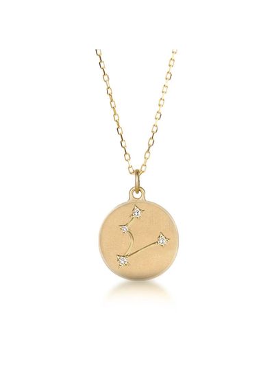 Adamarina Pisces Constellation Necklace