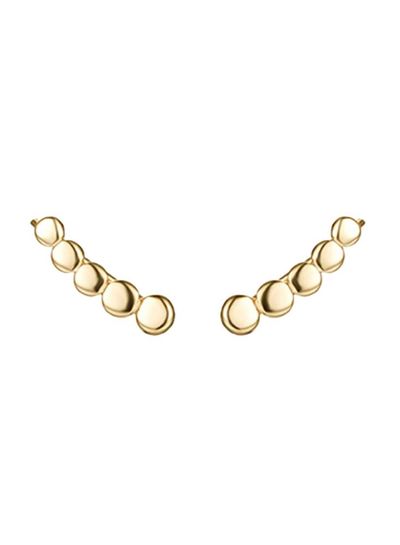 Adamarina Atenea Gold ·  Ear Climber gold plated silver