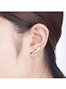 Adamarina Pez Gold · Ear Climber gold plated silver