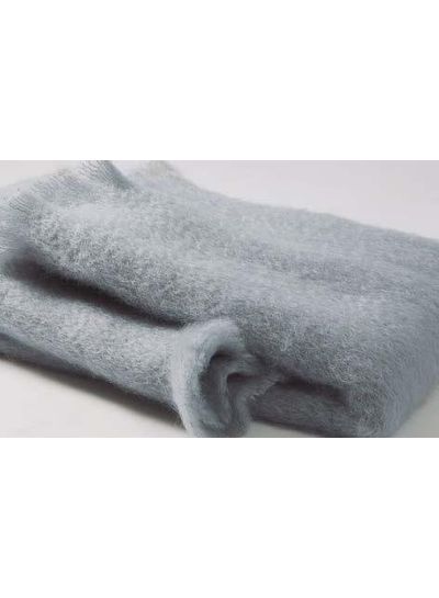 Adamarina Bufanda Mohair - Gris Luna