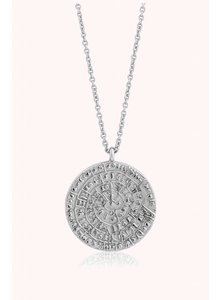 Adamarina Cretan Hieroglyphs Pendant