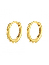 Adamarina Gold Earrings
