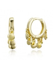 Adamarina Gold Earrings