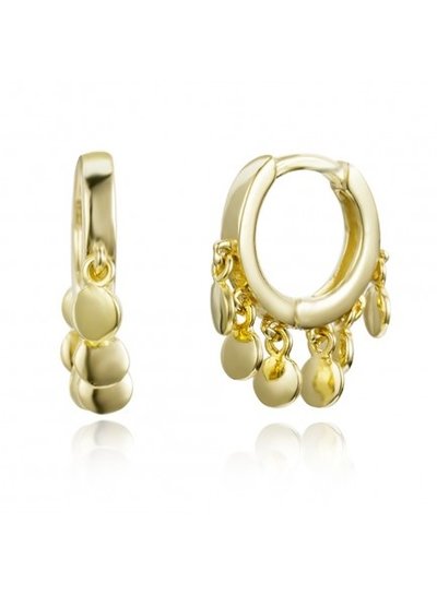 Adamarina Gold Earrings