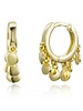 Adamarina Gold Earrings