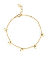 Adamarina Bracelet Circles Silver-Gold-Plated