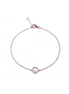 Adamarina Bracelet Rose-Gold with Stone