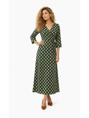 buddha Wrapp Dress Green