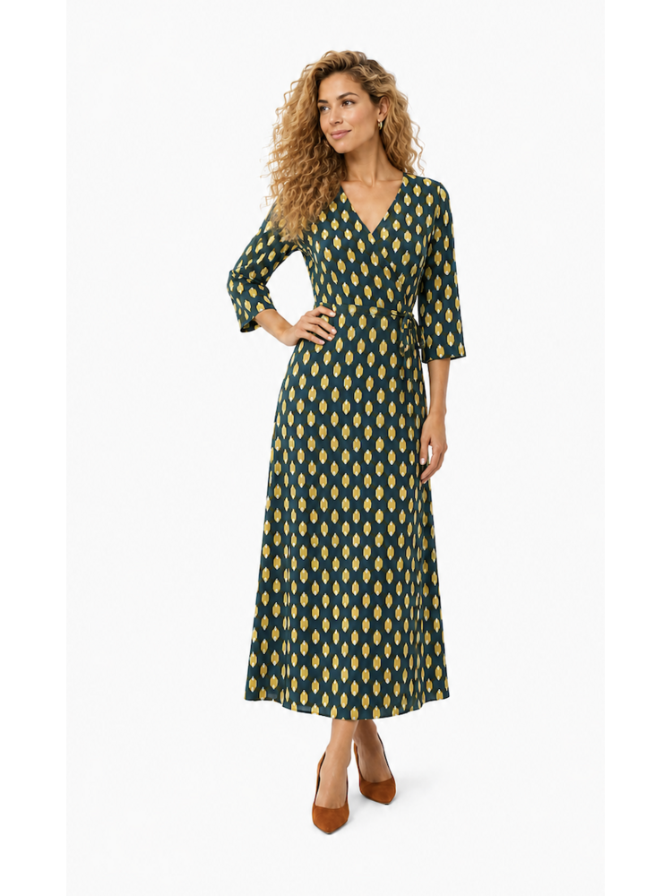 buddha Wrapp Dress Green