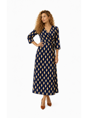 Buddha Wrapp Dress Black (multiple sizes)