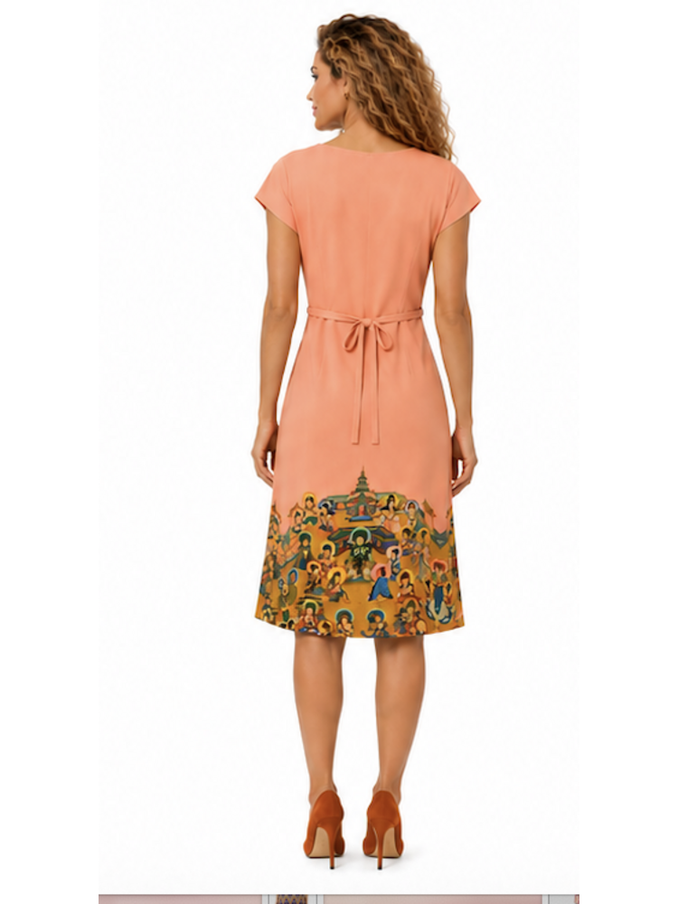 Temple Dress Pink (multiple sizes)