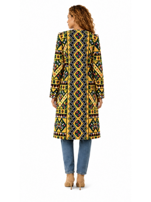 Egyptian coat Gold yellow  size 36