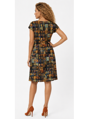 van Gogh Portraits Dress size 34