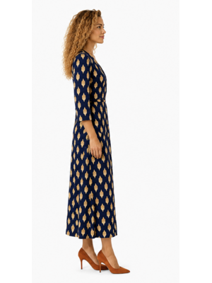Buddha Wrapp Dress Black (multiple sizes)