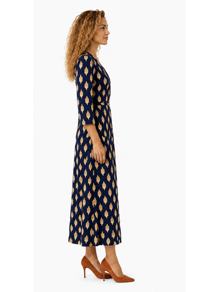 Buddha Wrapp Dress Black (multiple sizes)