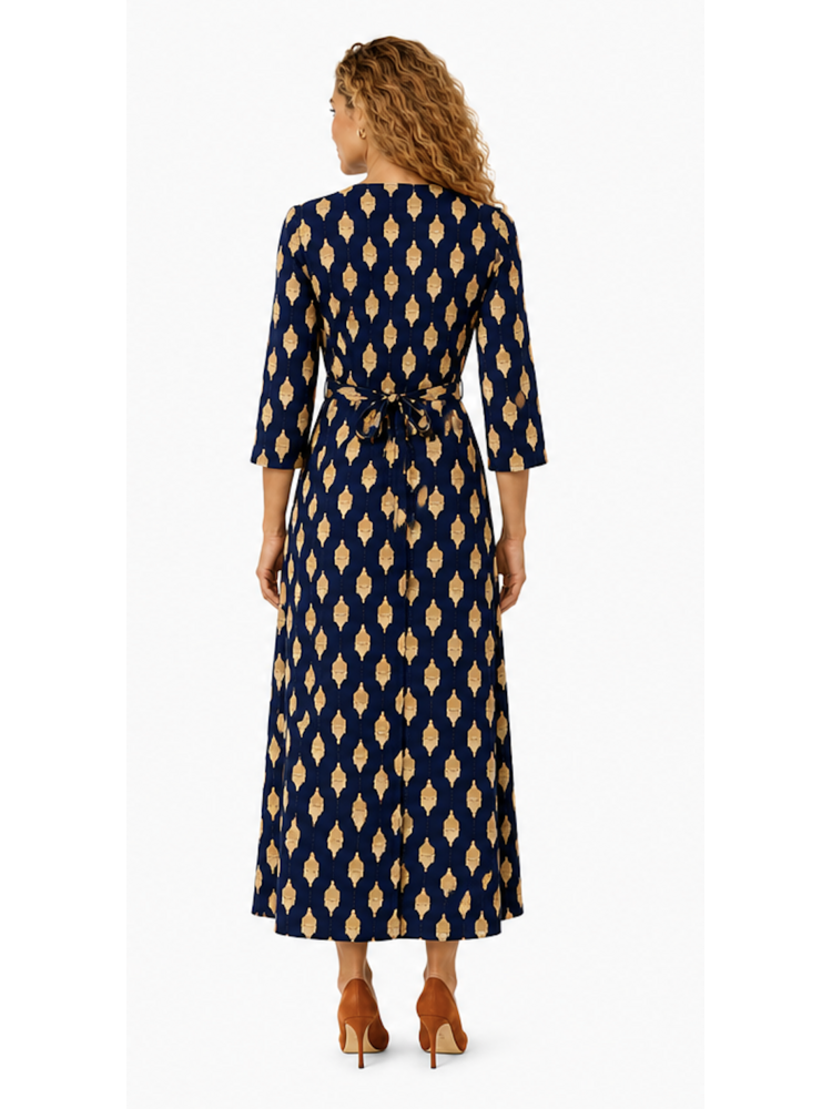 Buddha Wrapp Dress Black (multiple sizes)