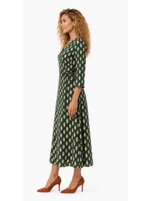 buddha Wrapp Dress Green (multiple sizes)