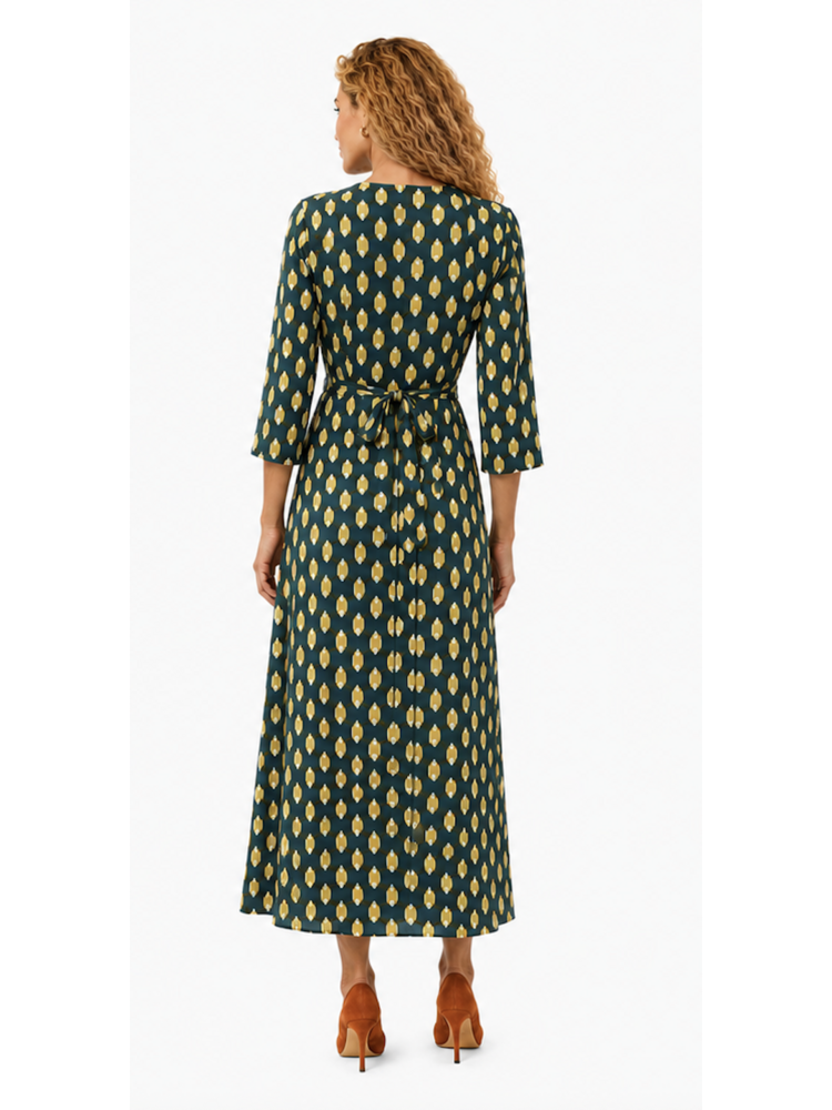buddha Wrapp Dress Green (multiple sizes)