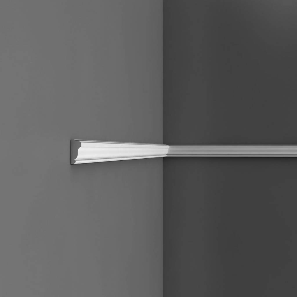 Lot De 32 Moulures Murales Orac Decor PX117 AXXENT – 64 Mètres Linéaires, Blanc